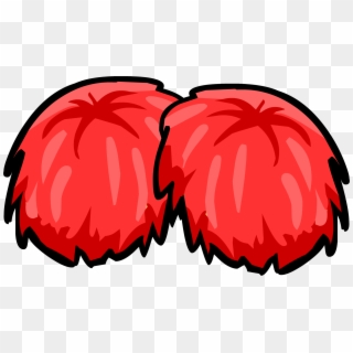 Red Pom Poms Icon - Red Pom Poms Clipart - Png Download