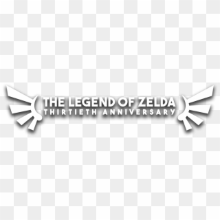 The Legend Of Zelda Thirtieth Anniversary Walkthrough - Monochrome Clipart