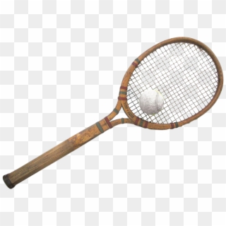 1l - Vintage Tennis Racket Png Clipart