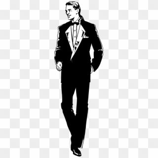 Tuxedo Cliparts - Guy In A Tux Clip Art - Png Download