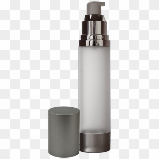 50 Ml Frosted Acrylic Airless Bottle With Cap & Pump Clipart
