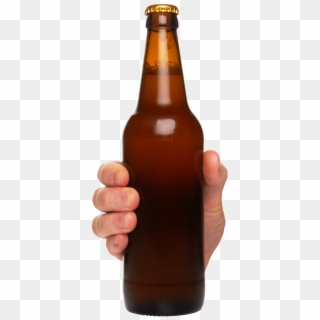 Beer Bottle In Hand - Beer Bottle Clipart