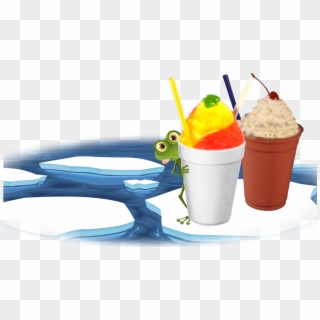 Snow Cone And Smoothie - Frozen Carbonated Beverage Clipart