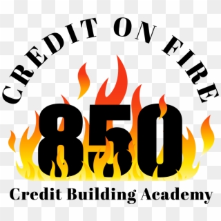 Credit On Fire Logo Color - Credit On Fire Clipart