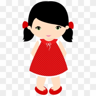 Short Clipart Lady 5 Of A Little - Little Girl Clipart - Png Download