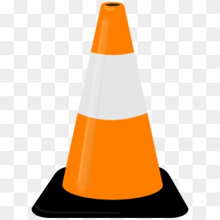 Clipart Freeuse Library Plain Free On Dumielauxepices - Clip Art Traffic Cone - Png Download