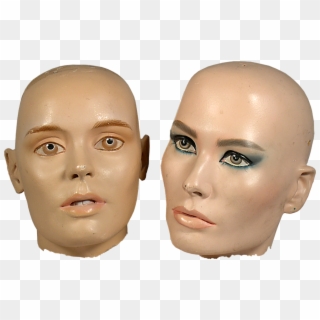 Head, Mannequin, Fashion, Female, Woman, Model, Face - Mannequin Face Transparent Clipart