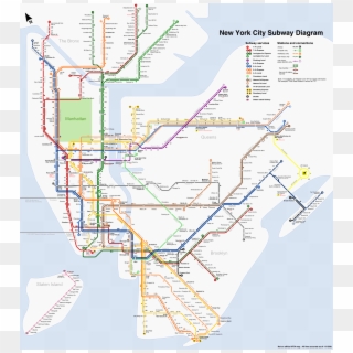 Nyc Subway 4b Shrunk 2 - Nyc Subway Png Clipart