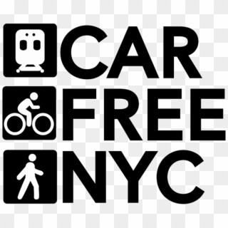 Car Free Nyc , Png Download - Car Free Day Logo Clipart