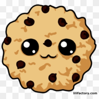 Pin Bitten Chocolate Chip Cookies Clipart - Cute Cartoon Chocolate Chip Cookies - Png Download