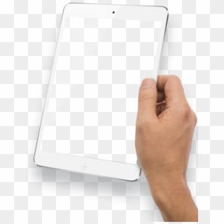 Download Hand Holding White Tablet Png Image - Hand Holding Tablet Png Clipart