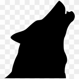Download Png - Howling Wolf Head Silhouette Clipart