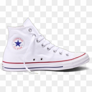 White Converse Png - White High Top Converse Transparent Clipart