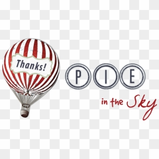Pie In The Sky Logo Thanks - Balloon Clipart