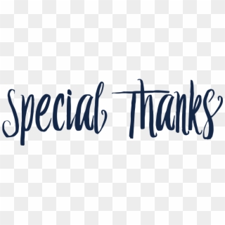 Specialthanks - Special Thanks Png File Clipart