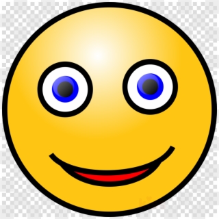 Smiley Face Blue Eyes Clipart Smiley Emoticon Clip - Moving Animations Of Smiley Faces - Png Download