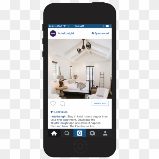 Instagram Users Are Young And Tech Smart- They Won't - Instagram Feed Ad Clipart