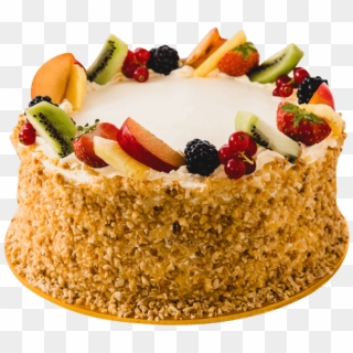 Order Fresh Handmade Celebration Cakes, Wedding Cakes, - Fruit Cake Clipart