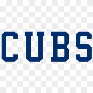 Chicago Cubs Png - Chicago Cubs Word Logo Clipart
