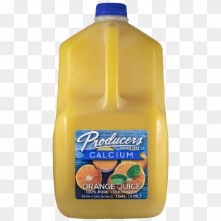 Calcium Orange Juice - Plastic Bottle Clipart