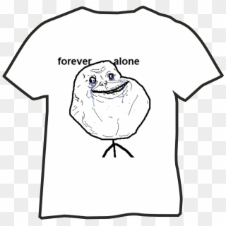 Forever Alone Meme , Png Download - Alone With No Friends Forever Clipart