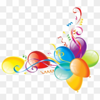 Balloons Clipart Corner - Corner Birthday Balloons Png Transparent Png