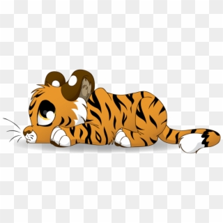 Cartoon Tiger Cubs - Tiger Cub Png Cartoon Clipart