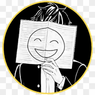 Foreveralone Sticker - Anime Smiling Sad Face Clipart