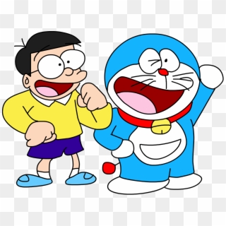 Png Cartoon Characters Doraemon - Nobita And Doraemon Png Clipart