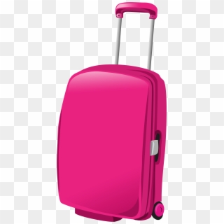 Pink Travel Bag Png Clipart Picture - Travel Bag Png Transparent Png