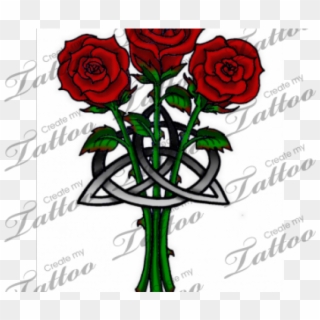 Tattoo With Rose And Celtic Clipart