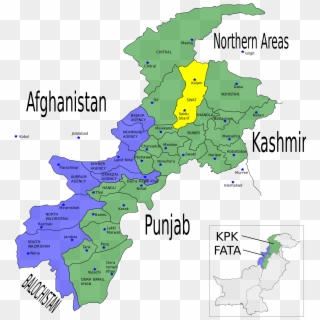 Khyber Pakhtunkhwa Map Clipart