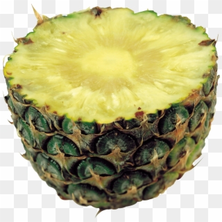 Download Pineapple Top Sliced Transparent Png - Pineapple Half Png Clipart