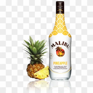 Malibu Pineapple - Malibu Rum Pineapple Clipart