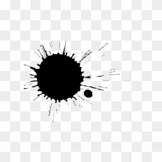 Blot Png - Paint Splatter Bullet Point Clipart