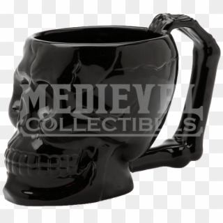 Black Skull Mug - Coffee Cup Clipart