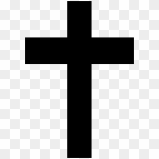 Christian Cross, Christianity Was The Predominant Religion - Black Cross Transparent Background Clipart