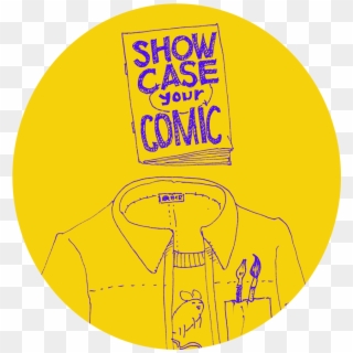 “showcase Your Comic” - Circle Clipart