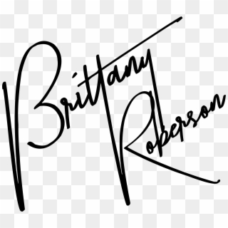 Brittany Roberson Brittany Roberson - Calligraphy Clipart