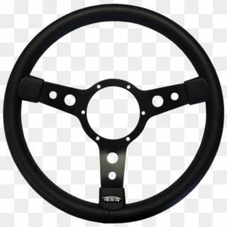Black Steering Wheel - Classic Mini Steering Wheels Clipart