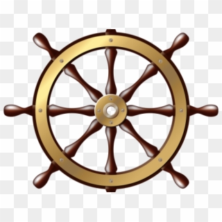 Ships Wheel Clipart - Ship Steering Wheel Clip Art - Png Download