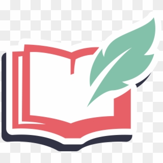 Logo Book Drawing Pen - Books And Pen Logo Clipart