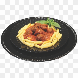 Picture Of Penne Pasta & Meatballs Clipart