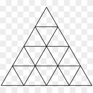 A Gardner Throws 18 Seeds Onto An Equilateral Triangle - Tarsia Maths Puzzles Clipart