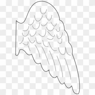 Printable Angel Wing Template Clipart