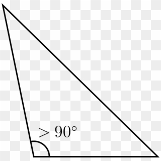 A Triangle Is Said To Be An Equilateral Triangle If - Obtuse Triangle In Geometry Clipart