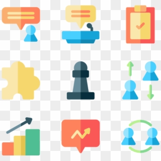 Icons Clipart Teamwork - Png Download