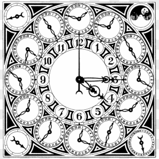 Drawn Clock Fancy - Montana State Capitol Clipart
