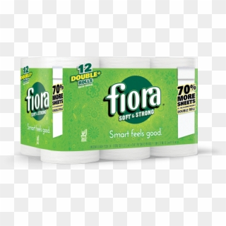 Fiora® Toilet Paper Double Rolls - Packaging And Labeling Clipart