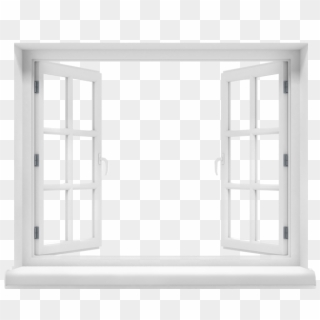 Open Window Png - White Open Window Png Clipart